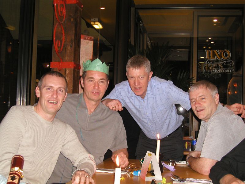 Neil Spencer, Mike Norris, Steve Worthington and Kevin Williams